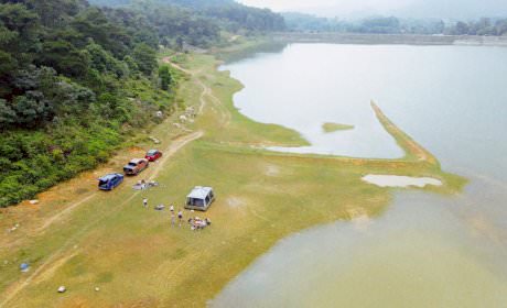 Guide to camping in Chom Nui lake, Soc Son, Hanoi
