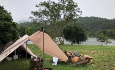 Keo Ca lake – an ideal camping spot on the outskirts of Hanoi